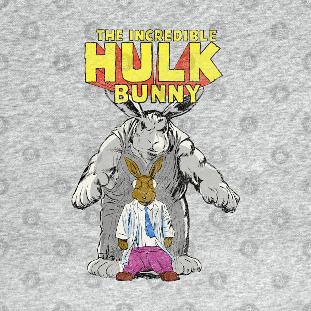 Hulk bunny - retro by ThirteenthFloor